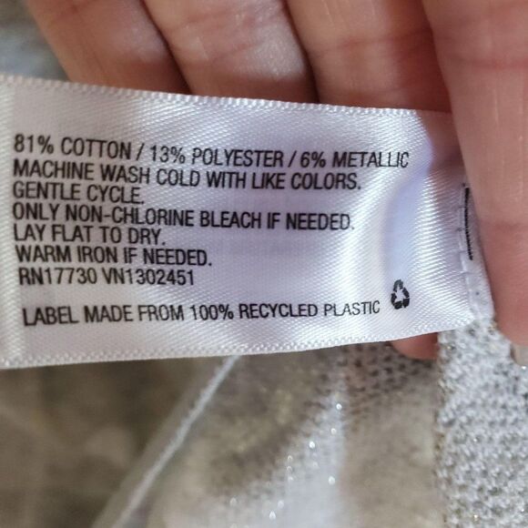 A NEW DAY GOLD POLKA DOT PLUS SIZE SWEATER	 2XL - Picture 5 of 8